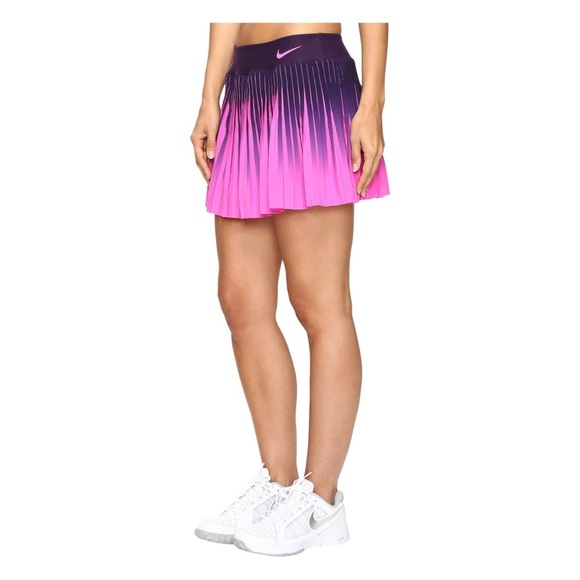 NIKE Premier Court Pleated Victory US Open Athletes Gradient Skirt - M - Picture 1 of 11
